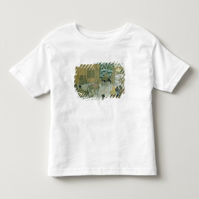 T-shirt Pour Les Tous Petits Illustraton pour "Dubrovsky", par Alexandre (Devant)