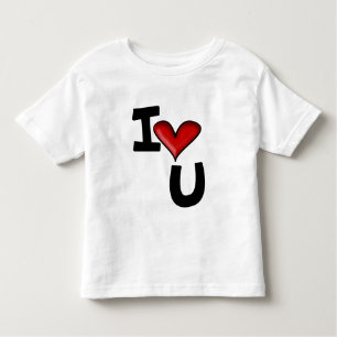 T-shirt Pour Les Tous Petits ilovu
