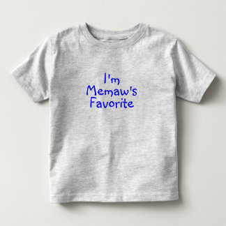 T-shirt Pour Les Tous Petits Im bleu préféré de Memaws