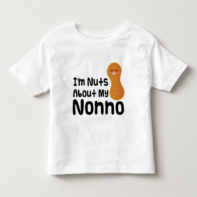 T-shirt Pour Les Tous Petits Im écrous au sujet de Nonno (Devant)