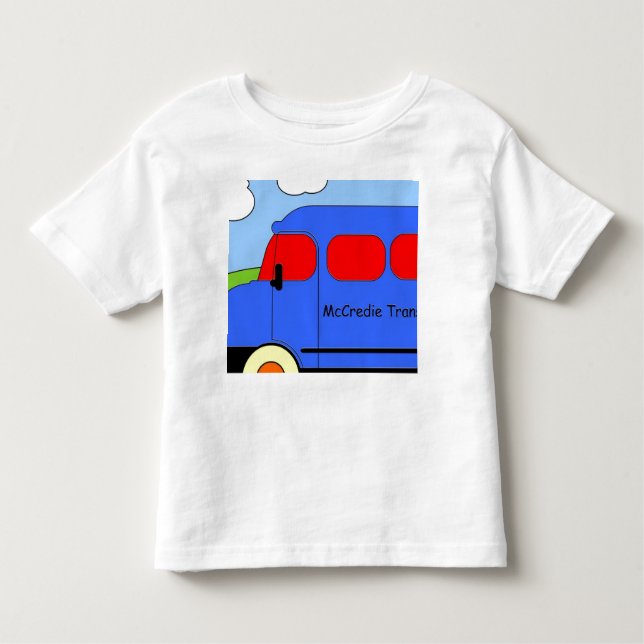T-shirt Pour Les Tous Petits Image d'autobus de Balamory (Devant)