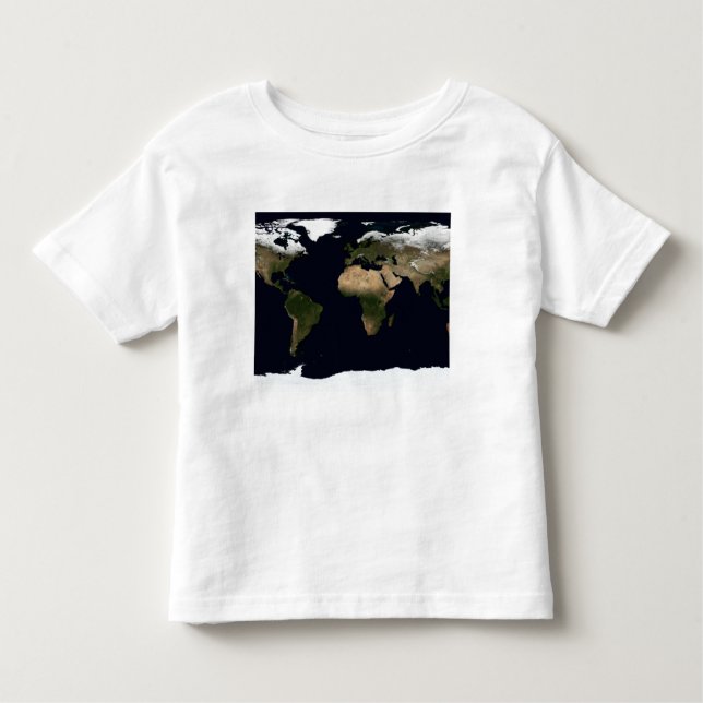 T-shirt Pour Les Tous Petits Image mondiale de notre monde (Devant)