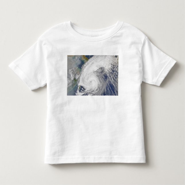 T-shirt Pour Les Tous Petits Image satellite d'un typhon (Devant)