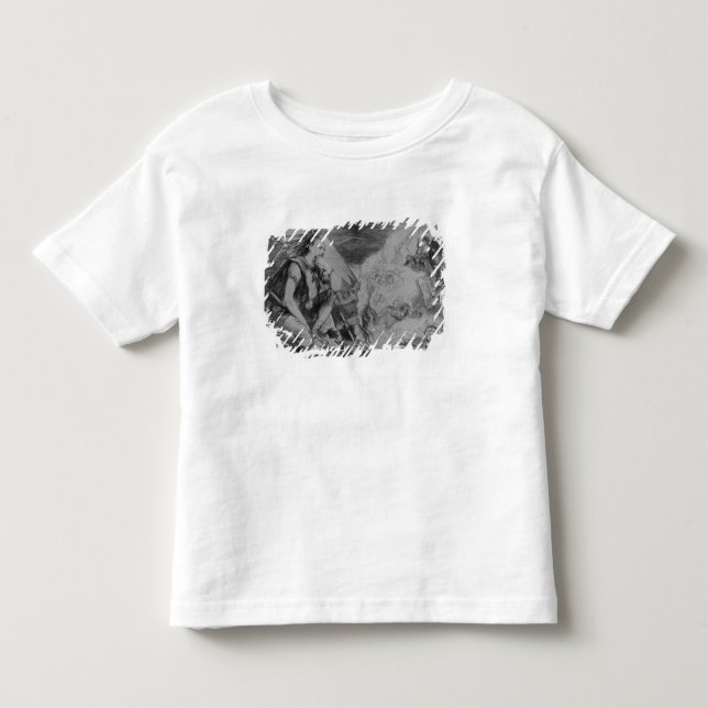 T-shirt Pour Les Tous Petits Images dans le feu ! (Devant)