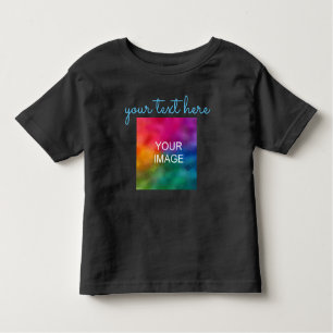 T-shirt Pour Les Tous Petits Imprimer sur deux côtés Ajouter votre texte Photo
