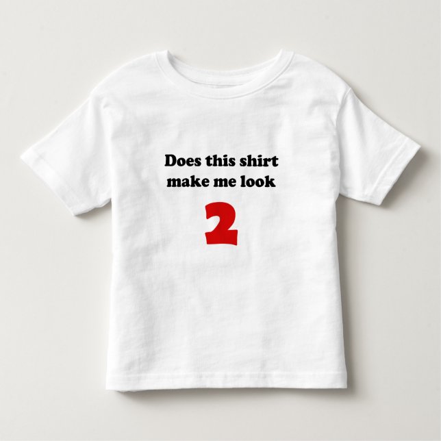 T-shirt Pour Les Tous Petits Incitez-moi à regarder 2 chemises légères d'enfant (Devant)