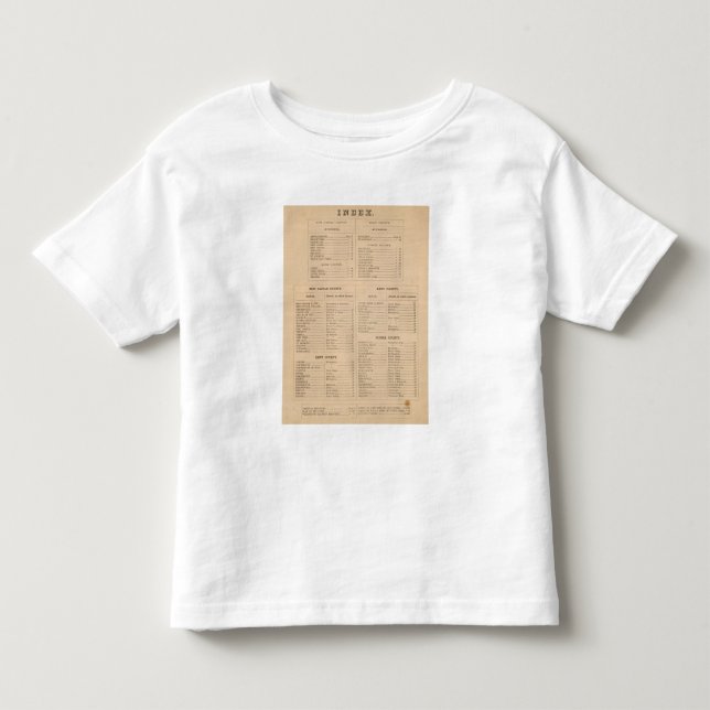 T-shirt Pour Les Tous Petits Index du Delaware (Devant)