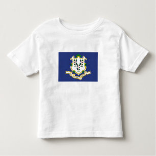 T-shirt Pour Les Tous Petits Indicateur d'état Connecticut