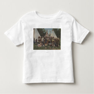 T-shirt Pour Les Tous Petits Indiens du nord-ouest à un prisonnier de guerre