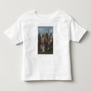 T-shirt Pour Les Tous Petits Indiens du nord-ouest - Buffalo Bill, séance