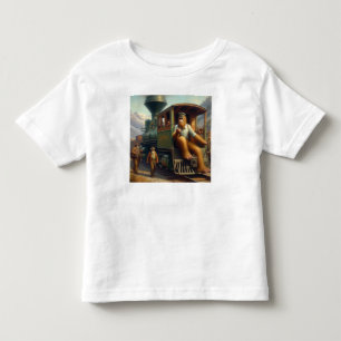 T-shirt Pour Les Tous Petits Ingénieur de train Bigfoot