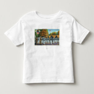 T-shirt Pour Les Tous Petits Inspection dans le camp, soldats dans la formation