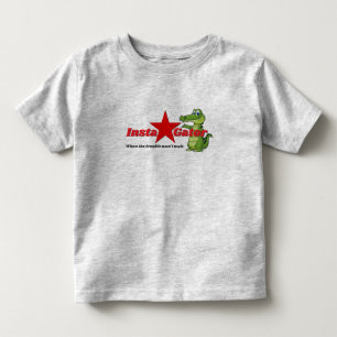 T-shirt Pour Les Tous Petits Insta-Gator - Quand les ennuis ne tarderont pas