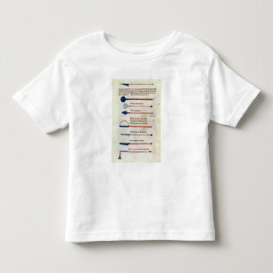 T-shirt Pour Les Tous Petits Instruments chirurgicaux d'un traité