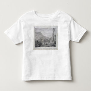 T-shirt Pour Les Tous Petits Insulaires et monuments de l'île de Pâques, 1786
