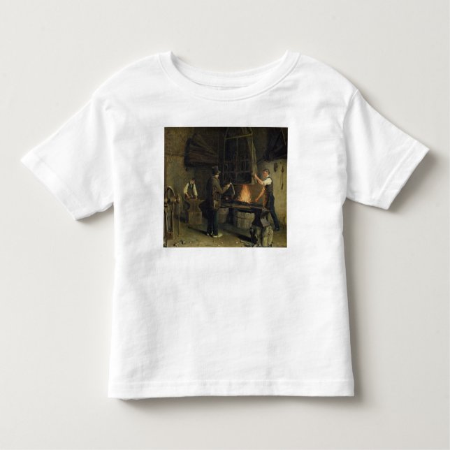 T-shirt Pour Les Tous Petits Intérieur de la forge, 1837 (Devant)