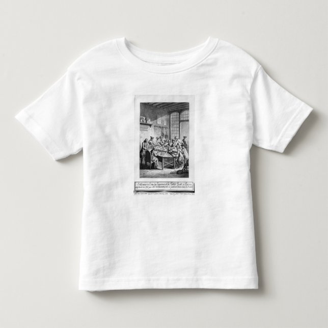T-shirt Pour Les Tous Petits Intérieur du petit bureau de poste à Paris (Devant)
