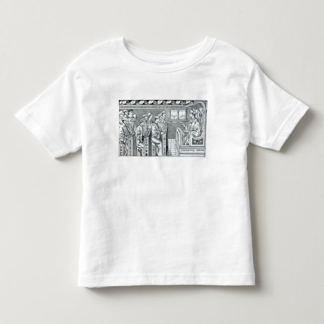 T-shirt Pour Les Tous Petits Intérieur d'une école (Devant)