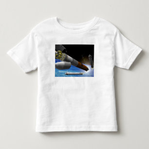 T-shirt Pour Les Tous Petits Interprétation d'artiste d'une fusée grosse