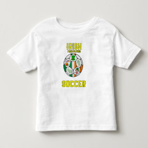 T-shirt Pour Les Tous Petits Irlandais Je Jouais Au Football - Irlande Pun