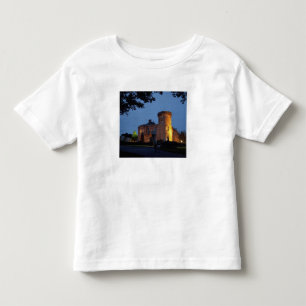 T-shirt Pour Les Tous Petits Irlande, le château de Dromoland éclairé au crépus