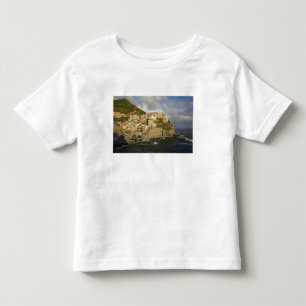 T-shirt Pour Les Tous Petits Italie, Cinque Terre, Manarola. Village sur une fa