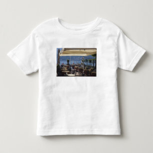 T-shirt Pour Les Tous Petits Italie, province de Côme, Bellagio. Café au bord d