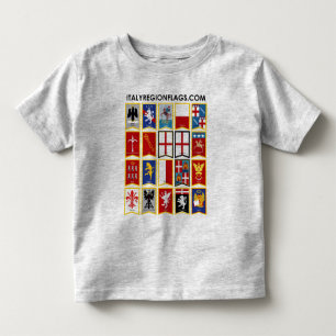 T-shirt Pour Les Tous Petits Italie-Région-T-Chemise d'enfant en bas âge