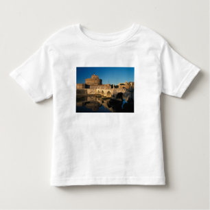T-shirt Pour Les Tous Petits Italie, Rome, Castel Sant'Angelo et fleuve