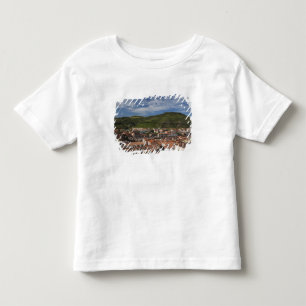 T-shirt Pour Les Tous Petits Italie, Sardaigne, Bosa. Vue de la ville depuis Ca