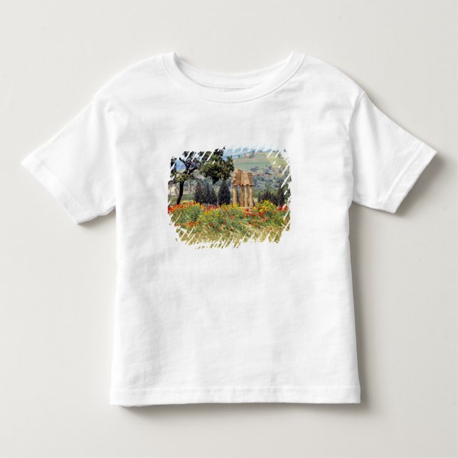T-shirt Pour Les Tous Petits Italie, Sicile, Agrigente. Les ruines des (Devant)