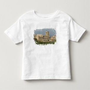 T-shirt Pour Les Tous Petits Italie, Sicile, Enna, Vue de la ville depuis Rocca