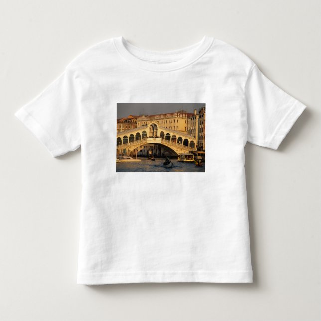 T-shirt Pour Les Tous Petits Italie, Vénétie, Venise, Venise, Canal Grande et R (Devant)