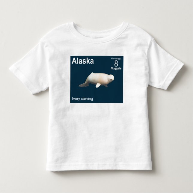 T-shirt Pour Les Tous Petits Ivory Beluga (Devant)