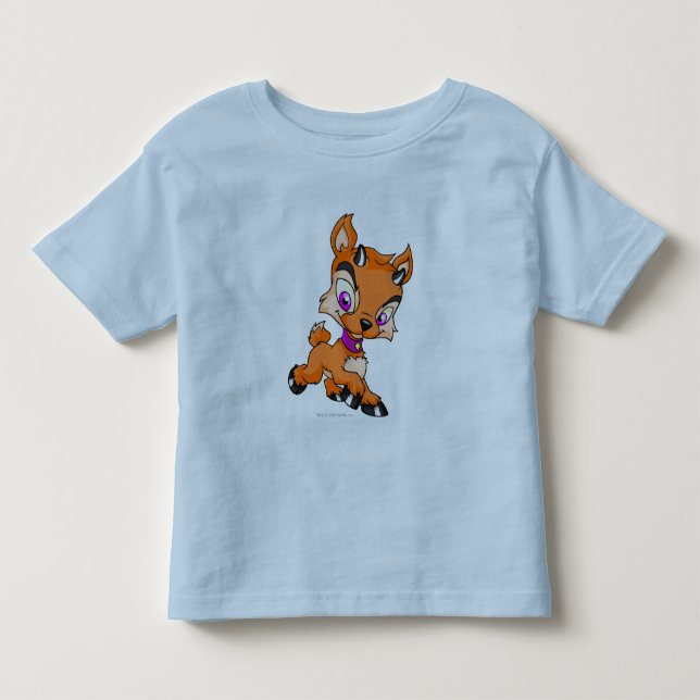 T-shirt Pour Les Tous Petits Ixi orange (Devant)