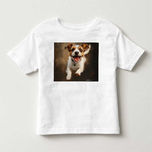 T-shirt Pour Les Tous Petits Jack Russell (Devant)
