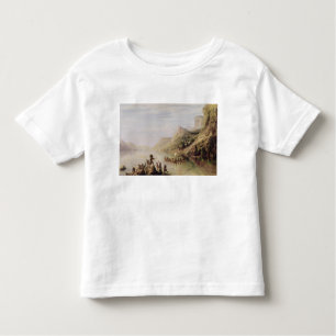 T-shirt Pour Les Tous Petits Jacques Cartier découvrant le St Lawrence