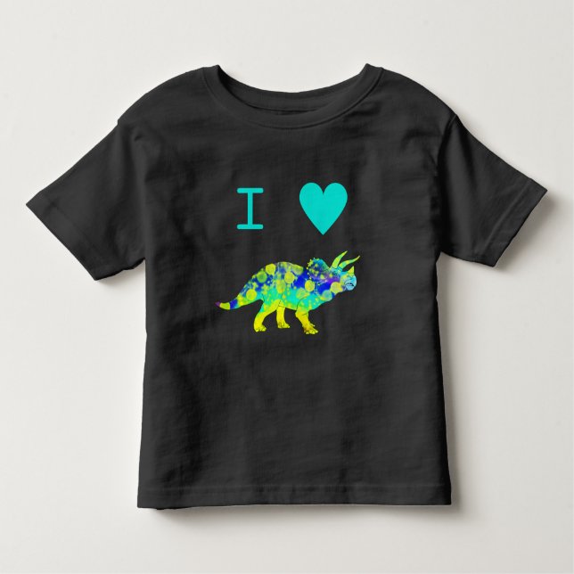 T-shirt Pour Les Tous Petits J'adore Dinosaures Citation (Devant)