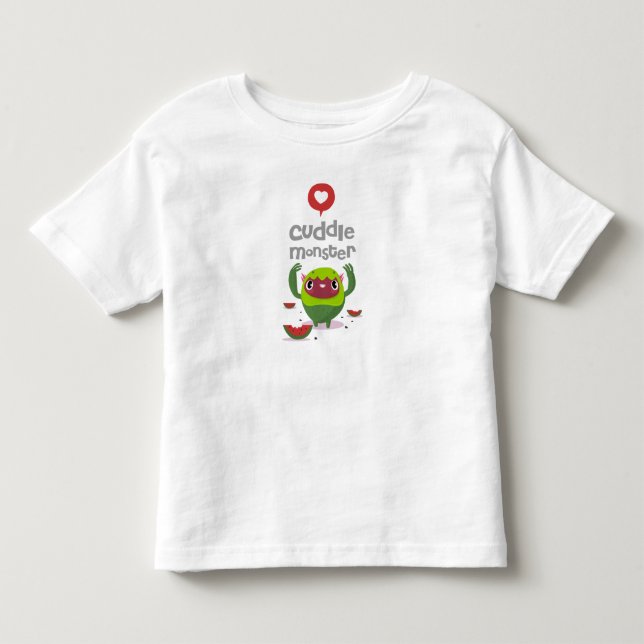 T-shirt Pour Les Tous Petits J'adore la pastèque (Devant)