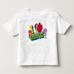 T-shirt Pour Les Tous Petits J'adore les dinos Dino Ranch