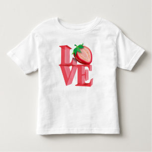 T-SHIRT POUR LES TOUS PETITS J'ADORE STRAWBERRY