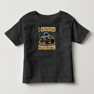T-shirt Pour Les Tous Petits J'ai écrasé la remise des diplômes de camion monst