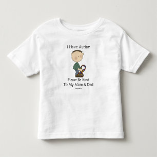 T-shirt Pour Les Tous Petits J'ai l'autisme (garçon)