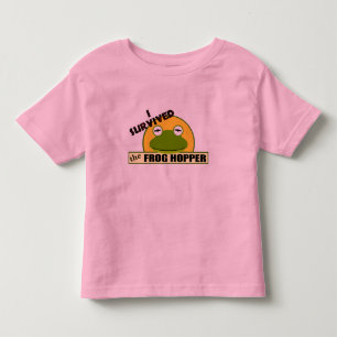 T-shirt Pour Les Tous Petits J'ai survécu à la trémie de grenouille