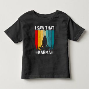 T-shirt Pour Les Tous Petits J'ai vu ce karma