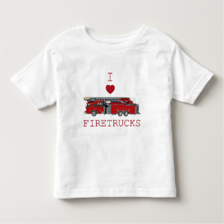 T-shirt Pour Les Tous Petits J'aime des Firetrucks