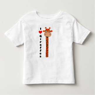 T-shirt Pour Les Tous Petits J'aime des girafes