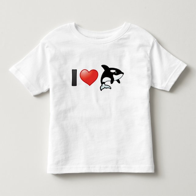T-shirt Pour Les Tous Petits J'aime des orques (Devant)