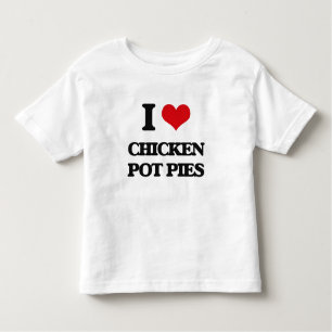 T-shirt Pour Les Tous Petits J'aime des pâtés en croûte de poulet