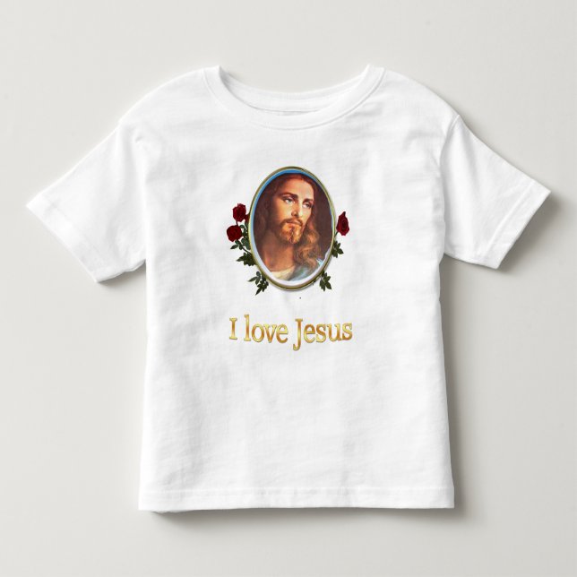 T-shirt Pour Les Tous Petits J'aime Jésus (Devant)